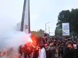 Polresta Bogor Kota Bubarkan Demo Anarkis, Polisi dan Pedagang Alami Korban